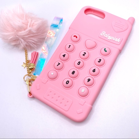 Iphone 11 12 XR 7 8 SE 2020 X XS PINK Pop Fidget Toy Push It iPhones - Picture 6 of 8